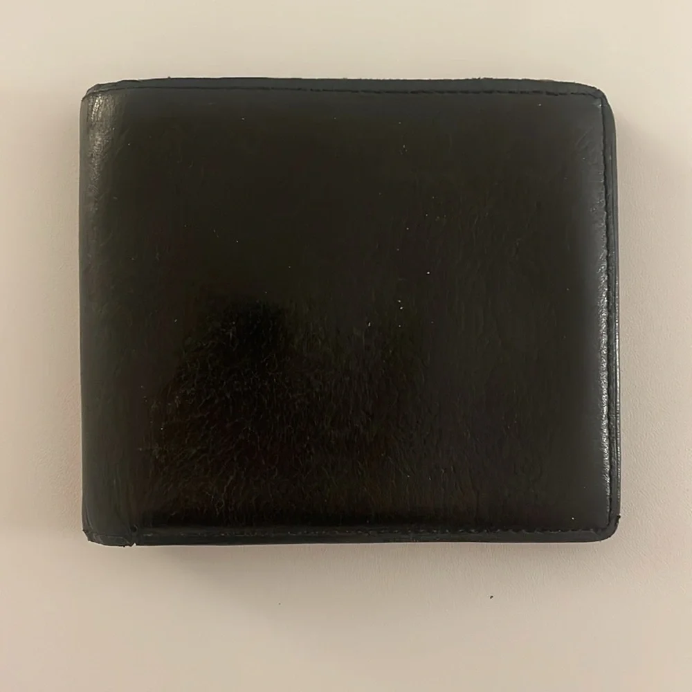 Burberry Bi Fold Wallet Men Black Authentic “Clean”